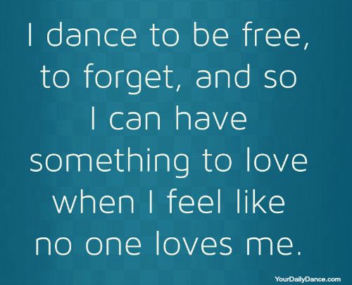 I dance to be free 2